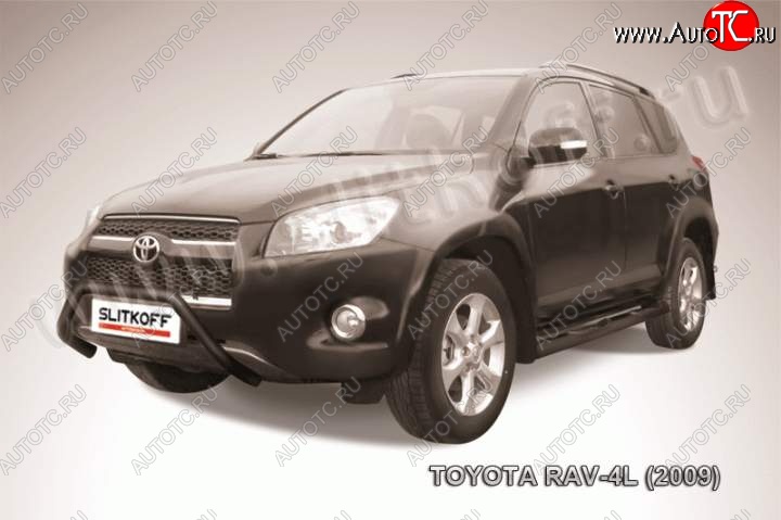 13 999 р. Кенгурятник d57 мини Toyota RAV4 XA30 5 дв. удлиненный 1-ый рестайлинг (2009-2010) (Цвет: серебристый)  с доставкой в г. Омск