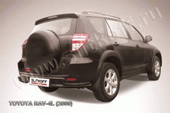 5 599 р. Уголки d57+d42 двойные  Toyota RAV4  XA30 (2009-2010) 5 дв. удлиненный 1-ый рестайлинг (Цвет: серебристый)  с доставкой в г. Омск. Увеличить фотографию 1