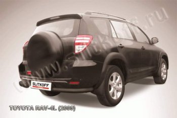 5 849 р. Уголки d76  Toyota RAV4  XA30 (2009-2010) 5 дв. удлиненный 1-ый рестайлинг (Цвет: серебристый)  с доставкой в г. Омск. Увеличить фотографию 1