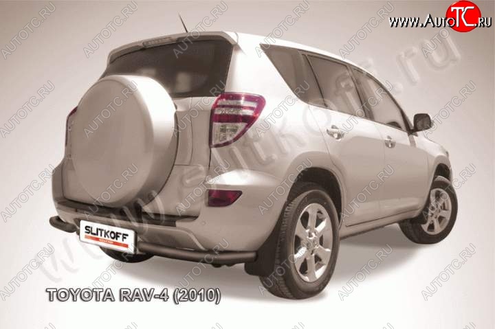 4 949 р. Уголки d57  Toyota RAV4  XA30 (2010-2013) 5 дв. 2-ой рестайлинг (Цвет: серебристый)  с доставкой в г. Омск