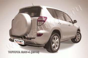 5 849 р. Уголки d76  Toyota RAV4  XA30 (2010-2013) 5 дв. 2-ой рестайлинг, 5 дв. удлиненный 2-ой рестайлинг (Цвет: серебристый)  с доставкой в г. Омск. Увеличить фотографию 1