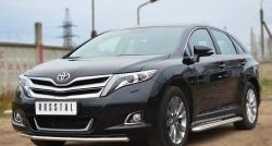 21 699 р. Широкая защита порогов SLITKOFF  Toyota Venza  GV10 (2012-2016) рестайлинг  с доставкой в г. Омск. Увеличить фотографию 3