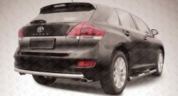 Защита заднего бампера из трубы диаметром 57 мм (рестайлинг) Slitkoff Toyota (Тойота) Venza (Венза)  GV10 (2012-2016) GV10 рестайлинг