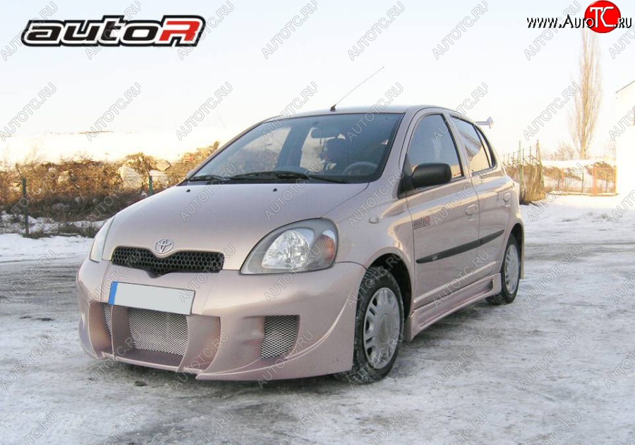 24 999 р. Передний бампер EVO Toyota Yaris XP10 хэтчбэк 5 дв. (1999-2005)  с доставкой в г. Омск