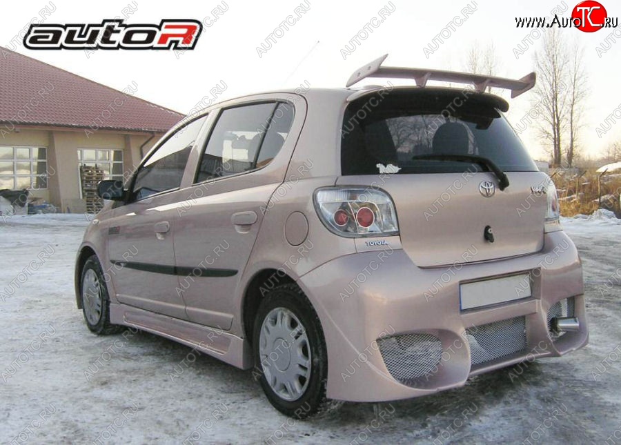 24 999 р. Задний бампер EVO Toyota Yaris XP10 хэтчбэк 5 дв. (1999-2005)  с доставкой в г. Омск