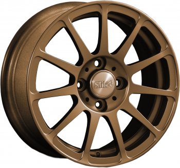 Кованый диск Slik Classik 6x14 (Металлик: коньячная бронза глянец BNZCGN) Nissan Pulsar N16 (2000-2005) 4x114.3xDIA66.1xET35.0