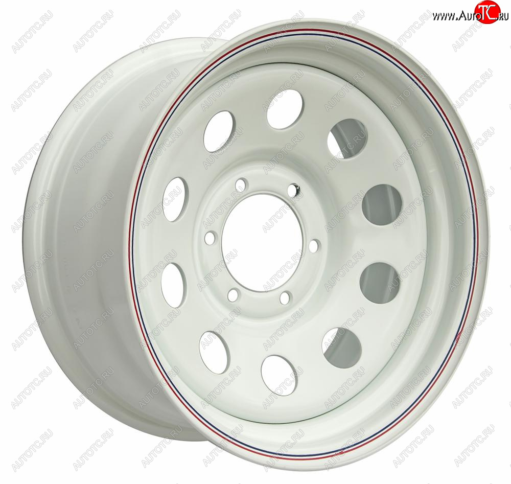 8 449 р. Штампованый диск OFF-ROAD Wheels (стальной усиленный, круг - белый). 8.0 x 17  Nissan Safari  Y61 (1997-1999), Toyota FJ-Cruiser (2006-2018)  с доставкой в г. Омск