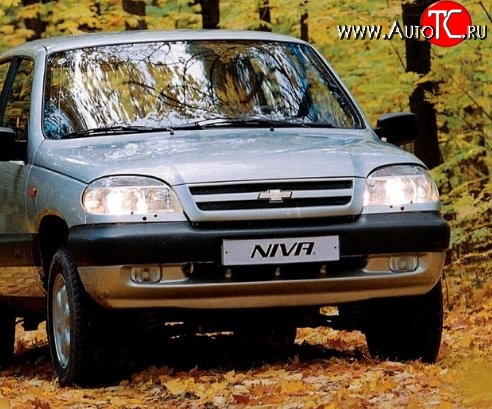 3 289 р. Передний бампер Стандартный Chevrolet Niva 2123 дорестайлинг (2002-2008) (Окрашенный)  с доставкой в г. Омск