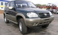 Комплект пластиковых порогов KURAJ V2 Chevrolet Niva 2123 дорестайлинг (2002-2008)