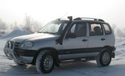 5 999 р. Пластиковый шноркель DM-Kit Chevrolet Niva 2123 дорестайлинг (2002-2008) (Неокрашенный)  с доставкой в г. Омск. Увеличить фотографию 6