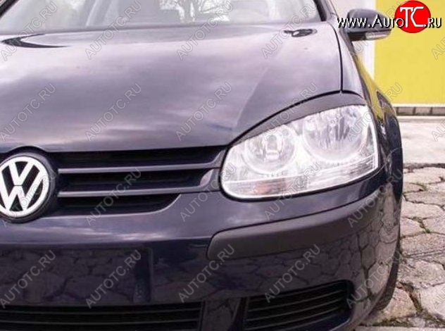 1 649 р. Реснички на фары CT Volkswagen Golf 5 хэтчбэк (2003-2009) (Неокрашенные)  с доставкой в г. Омск