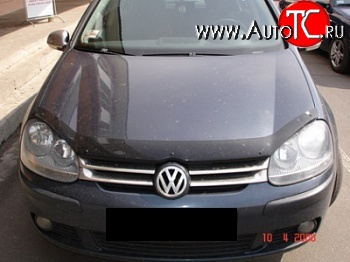 2 699 р. Дефлектор капота NovLine Volkswagen Golf Plus 5 (2004-2009)  с доставкой в г. Омск