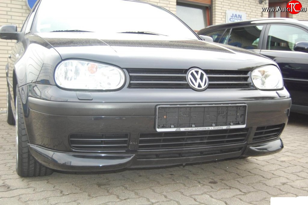 5 999 р. Накладка Sport-Line на передний бампер Volkswagen Golf 4 (1997-2003)  с доставкой в г. Омск