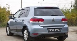 799 р. Реснички на фонари RA  Volkswagen Golf  6 (2008-2014) хэтчбэк 5 дв. (Неокрашенные)  с доставкой в г. Омск. Увеличить фотографию 2