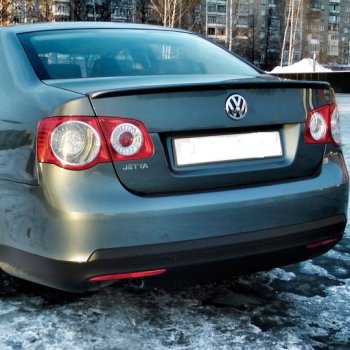 3 399 р. Лип спойлер АВТОКРАТ Volkswagen Jetta A5 седан (2005-2011) (Неокрашенный)  с доставкой в г. Омск. Увеличить фотографию 2