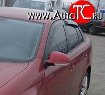 2 499 р. Дефлекторы окон (ветровики) Novline 4 шт Volkswagen Jetta A5 седан (2005-2011)  с доставкой в г. Омск