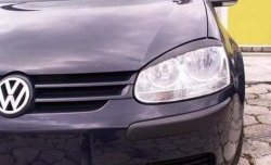 1 649 р. Реснички на фары CT  Volkswagen Jetta  A5 (2005-2011) седан (Неокрашенные)  с доставкой в г. Омск. Увеличить фотографию 1