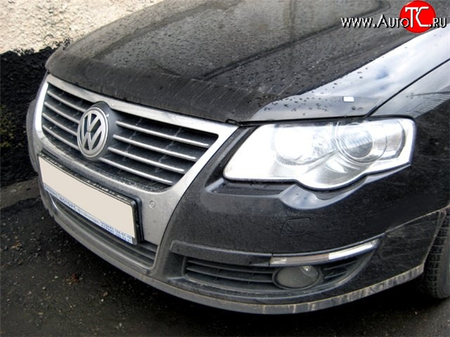 2 879 р. Дефлектор капота NovLine  Volkswagen Passat  B6 (2005-2011) седан  с доставкой в г. Омск