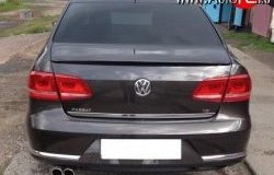 4 649 р. Лип спойлер Sport  Volkswagen Passat  B7 (2010-2015) седан (Неокрашенный)  с доставкой в г. Омск. Увеличить фотографию 2