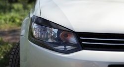 Реснички на фары RA Volkswagen Polo 5 хэтчбек дорестайлинг (2009-2015)