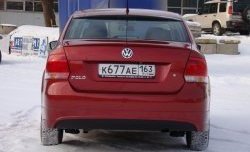 4 199 р. Козырёк на заднее лобовое стекло Sport Volkswagen Polo 5 седан дорестайлинг (2009-2015) (Неокрашенный)  с доставкой в г. Омск. Увеличить фотографию 3