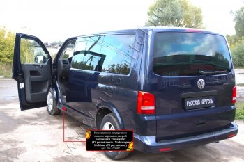 939 р. Накладки на внутренние пороги передних дверей RA  Volkswagen Transporter  T5 (2009-2015) рестайлинг  с доставкой в г. Омск. Увеличить фотографию 4