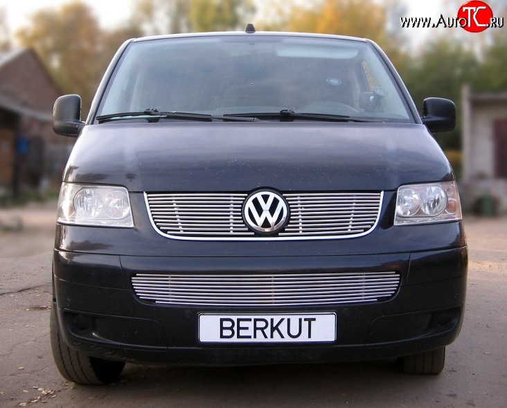 5 999 р. Декоративная вставка воздухозаборника Berkut Volkswagen Transporter T5 дорестайлинг (2003-2009)  с доставкой в г. Омск