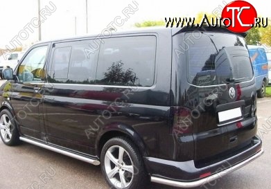 6 249 р. Лип спойлер CT Volkswagen Transporter T5 дорестайлинг (2003-2009) (Неокрашенный)  с доставкой в г. Омск