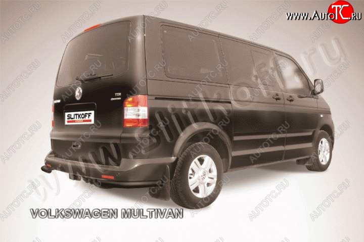 4 999 р. Уголки d57  Volkswagen Transporter  T5 (2003-2009) дорестайлинг (Цвет: серебристый)  с доставкой в г. Омск