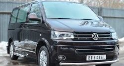 20 599 р. Широкая защита порогов (Multivan-Caravelle) SLITKOFF  Volkswagen Transporter  T6 (2015-2019) дорестайлинг  с доставкой в г. Омск. Увеличить фотографию 3