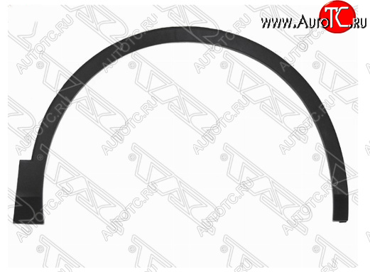 1 869 р. Молдинг арки крыла SAT (Передний, правый)  Volkswagen Tiguan  Mk2 (2016-2020) дорестайлинг (Неокрашенный)  с доставкой в г. Омск