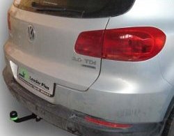 8 649 р. Фаркоп Лидер Плюс 2 Volkswagen Tiguan NF дорестайлинг (2006-2011) (Без электропакета)  с доставкой в г. Омск. Увеличить фотографию 7