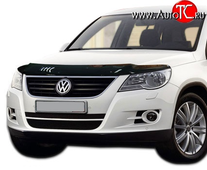 2 879 р. Дефлектор капота NovLine  Volkswagen Tiguan  NF (2006-2011) дорестайлинг  с доставкой в г. Омск