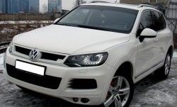 6 749 р. Решётка радиатора Sport Volkswagen Touareg NF дорестайлинг (2010-2014) (Неокрашенная)  с доставкой в г. Омск. Увеличить фотографию 4