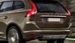 3 599 р. Накладка на крышку багажника СТ Volvo XC60 (2017-2022)  с доставкой в г. Омск. Увеличить фотографию 2