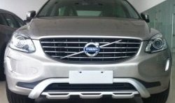 41 799 р. Накладка на передний бампер CT v2 Volvo XC60 (2017-2022) (Неокрашенная)  с доставкой в г. Омск. Увеличить фотографию 3