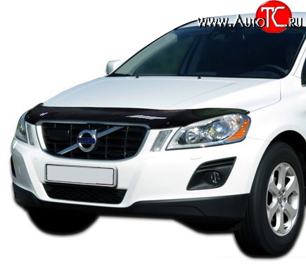 3 899 р. Дефлектор капота NovLine Volvo XC60  дорестайлинг (2008-2013)  с доставкой в г. Омск