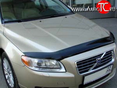 2 879 р. Дефлектор капота NovLine Volvo XC70 дорестайлинг (2007-2013)  с доставкой в г. Омск