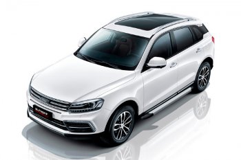 13 349 р. Пороги алюминиевые Slitkoff  Zotye Coupa  B11F (2019-2021) (Optima Silver)  с доставкой в г. Омск. Увеличить фотографию 3